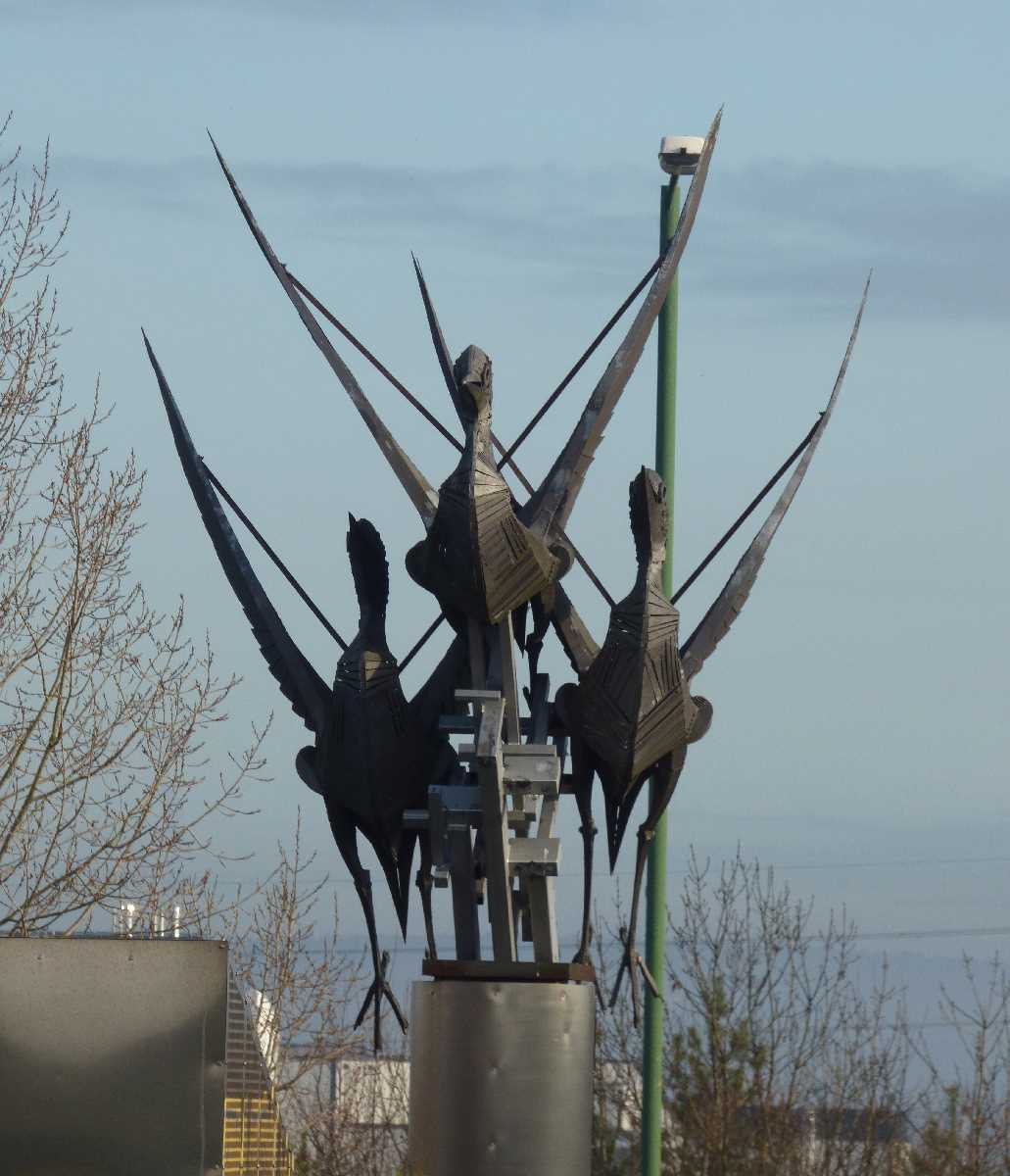 Take Off sculpture near Birmingham Airport